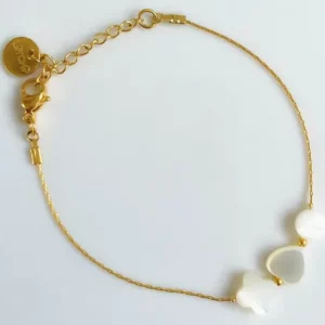 Bracelet créatrice française Litchi acier inoxydable