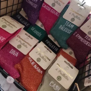Chaussettes à messages