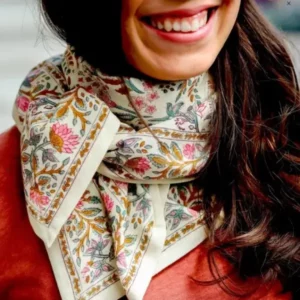 foulard femme tissu indien