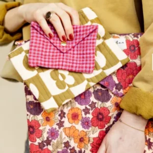pochette tissu indien