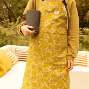 tablier femme indien fleurs femme