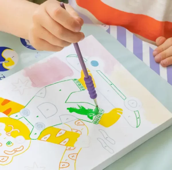 Petit pinceau peinture au numéro enfant – Image 7